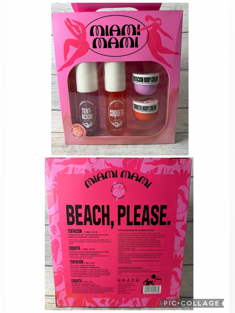 Miami Mami Beach, Please Gift Set - Pink